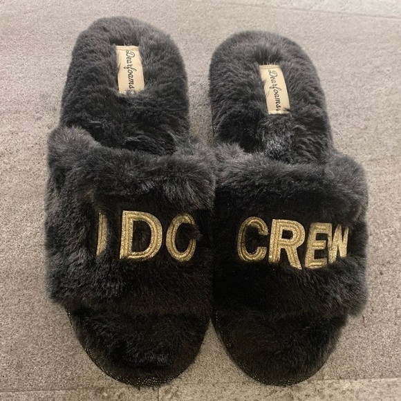 Dearfoams “I Do Crew” Slide Slippers - Picture 9 of 14